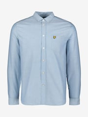 Lyle & Scott Blue Cotton Oxford Shirt - Image 5 of 8