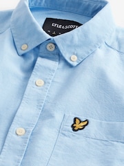 Lyle & Scott Blue Cotton Oxford Shirt - Image 6 of 8