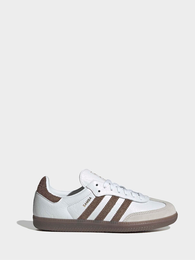 adidas Originals White Samba OG Trainers - Image 1 of 8 adidas Originals White Samba OG Trainers - Image 1 of 8