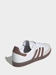 adidas Originals White Samba OG Trainers - Image 4 of 8