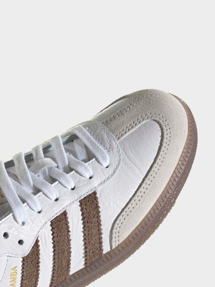 adidas Originals White Samba OG Trainers - Image 8 of 8 adidas Originals White Samba OG Trainers - Image 8 of 8