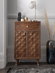 Dark Lloyd Lloyd Mango Wood Slim Cabinet - Image 1 of 10