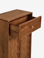 Dark Lloyd Lloyd Mango Wood Slim Cabinet - Image 5 of 10