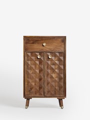 Dark Lloyd Lloyd Mango Wood Slim Cabinet - Image 6 of 10