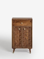 Dark Lloyd Lloyd Mango Wood Slim Cabinet - Image 9 of 10