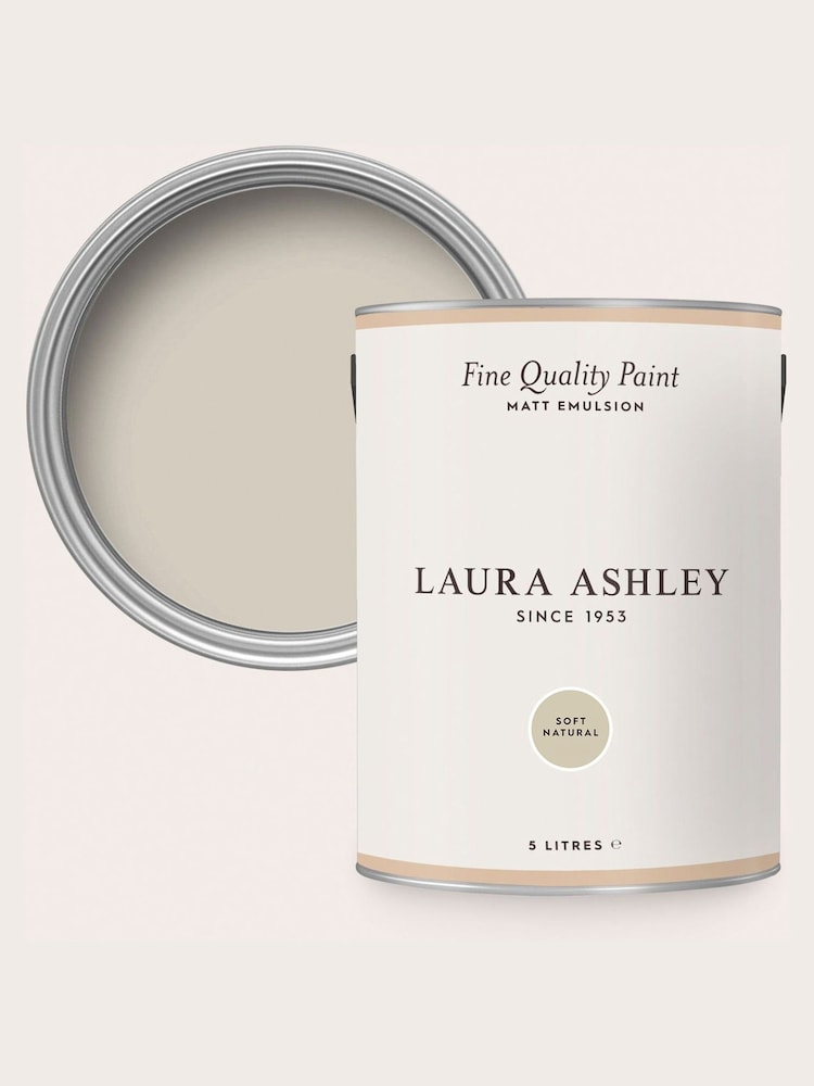 Laura Ashley Soft Natural Matt Emulsion 5LT Paint - Image 4 of 4