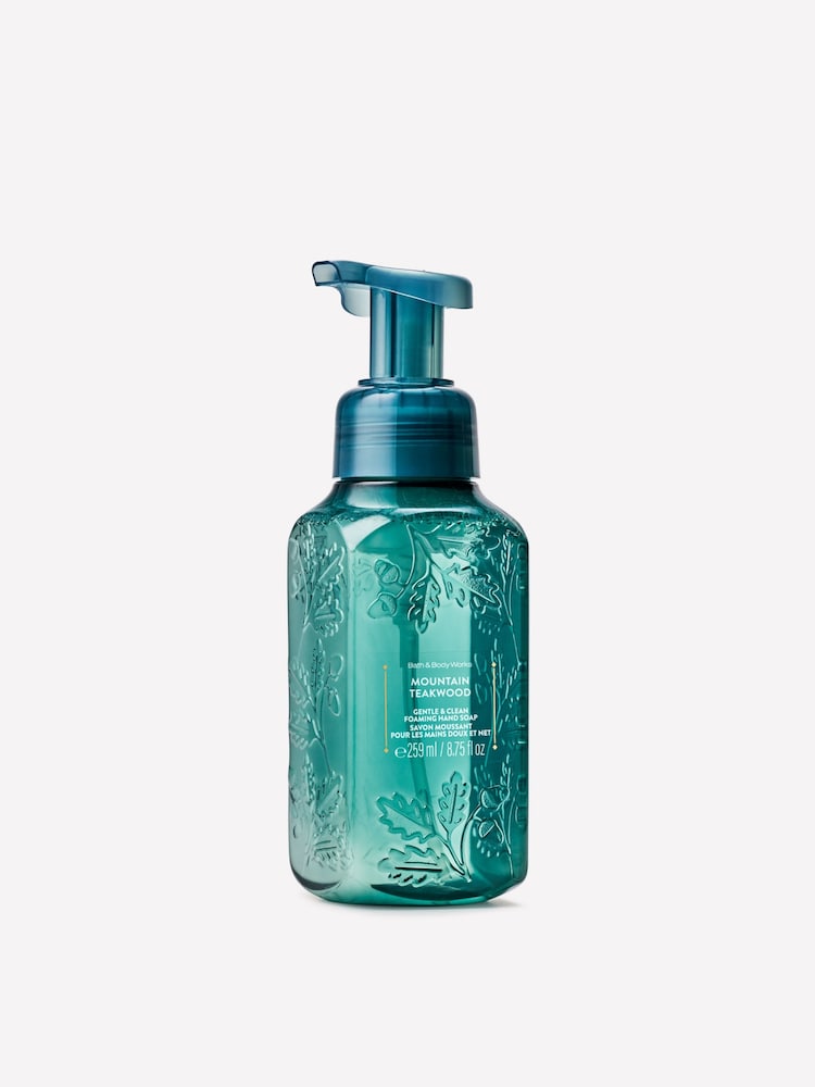 Bath & Body Works Mountain Teakwood Gentle & Clean Foaming Hand Soap 259ml - Image 1 of 2 Bath & Body Works Mountain Teakwood Gentle & Clean Foaming Hand Soap 259ml - Image 1 of 2