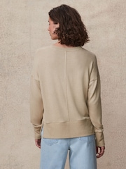 Neutral Cosy Seam Front Crewneck - Image 3 of 7