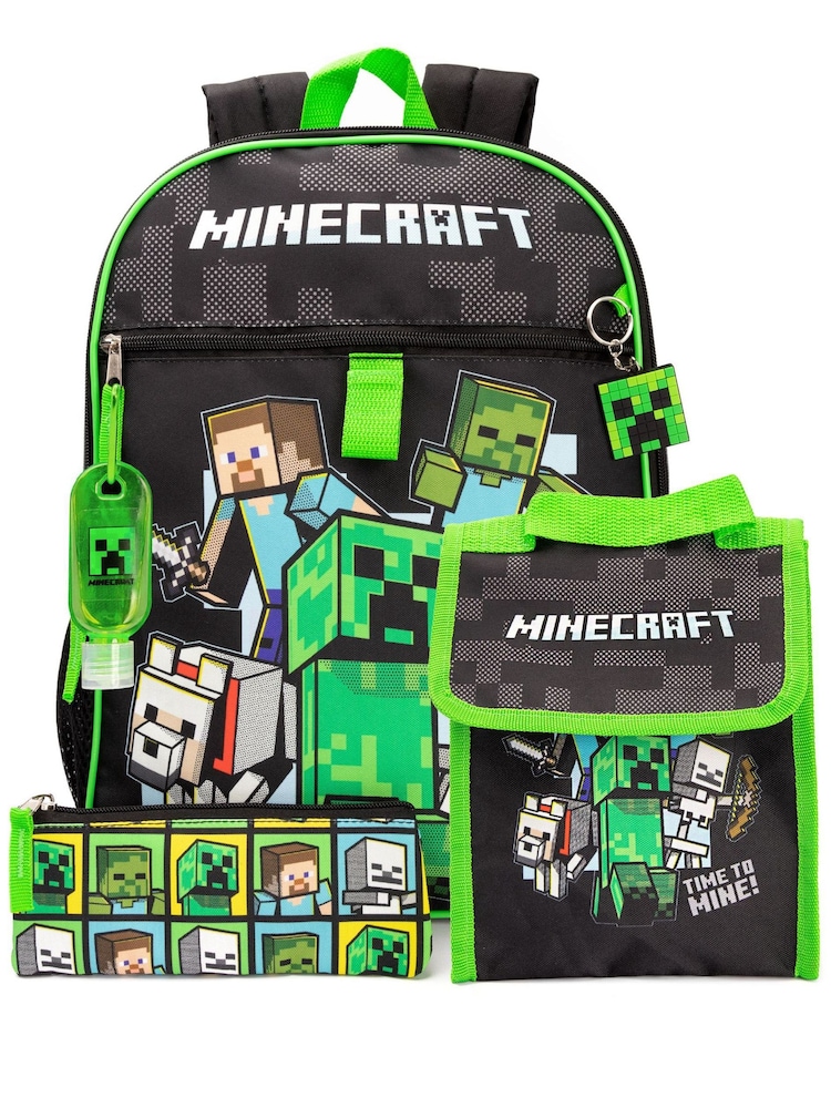 Vanilla Underground Black Minecraft Backpack Set - Image 2 of 5
