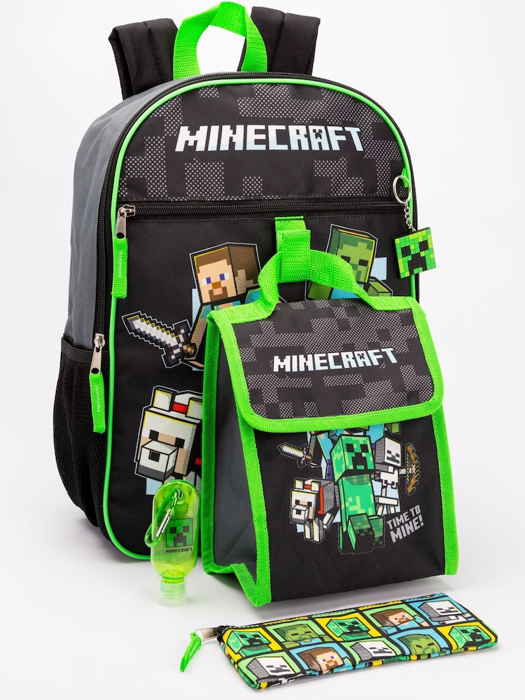 Vanilla Underground Black Minecraft Backpack Set - Image 3 of 5