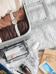 Platina - Flight Knight Hardcase velik karirast; s karirastim vzorcem in Suitcases and Cabin Case Set of 3 - Slika 6 iz 7