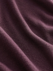 Burgundy Red Cosy Seam Front Crewneck - Image 7 of 7