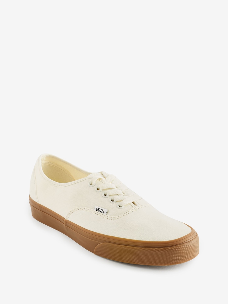 Vans Mens Authentic Gum Sole Trainers - Image 2 of 3