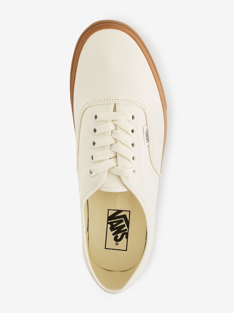 Vans Mens Authentic Gum Sole Trainers - Image 3 of 3