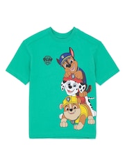 Vanilla Underground Boys Brown Paw Patrol 100% Cotton T-Shirts 3 Pack - Image 4 of 6
