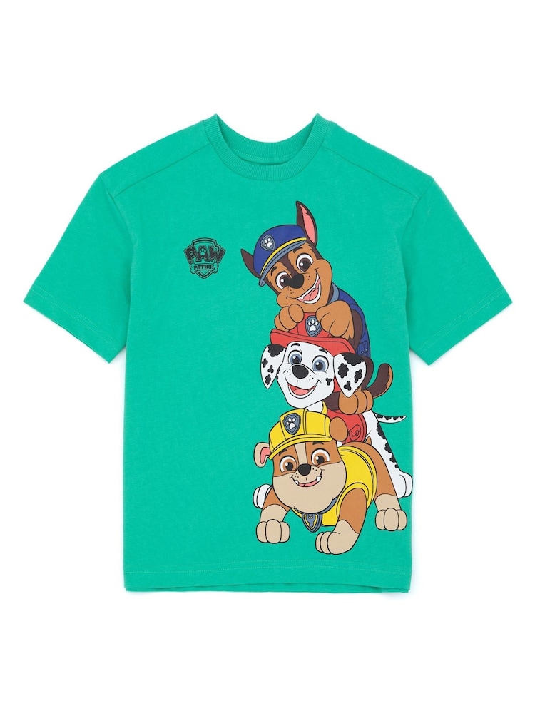 Vanilla Underground Boys Brown Paw Patrol 100% Cotton T-Shirts 3 Pack - Image 4 of 6