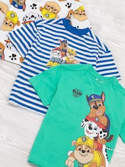 Vanilla Underground Boys Brown Paw Patrol 100% Cotton T-Shirts 3 Pack - Image 6 of 6
