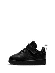 Nike Black Court Borough Low Infant Trainers - Image 2 of 7