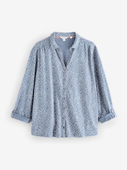 White Stuff Grey 100% Cotton Annie Jersey Shirt - Image 5 of 5