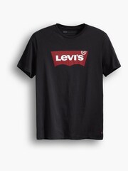 Levi's® Black Standard Housemark 100% Cotton T-Shirt - Image 5 of 5