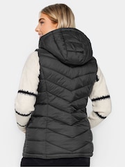M&Co Black Short Quilted Gilet - Image 2 of 4