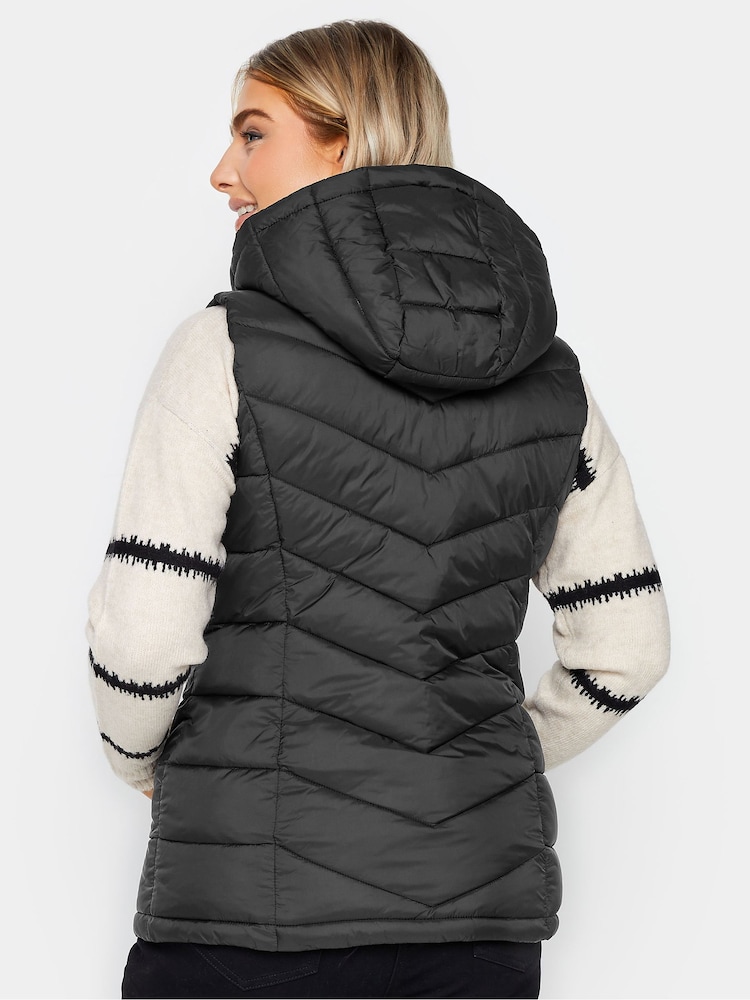 M&Co Black Short Quilted Gilet - Image 2 of 4