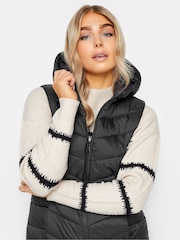M&Co Black Short Quilted Gilet - Image 4 of 4