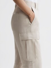 Reiss Stone Becca Tapered Combat Trousers - Image 4 of 5