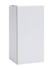 Widdop White Glass Tube Vase With Flowers and LED 20 cm - Image 3 of 3