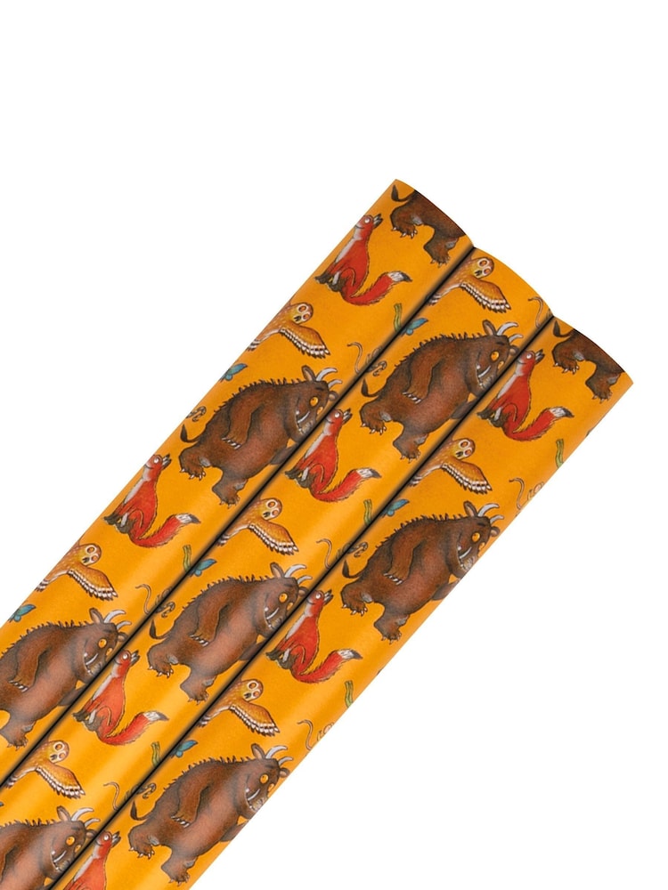 Hallmark Orange 3 x 2m The Gruffalo Wrapping Paper - Image 2 of 4 Hallmark Orange 3 x 2m The Gruffalo Wrapping Paper - Image 2 of 4