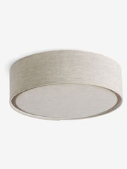 Oatmeal Malvern 2 Light Flush Ceiling Light - Image 5 of 7