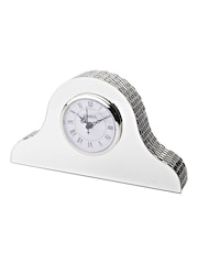 Widdop Clear Glass Mirror Napoleon Mantel Clock - Image 1 of 3