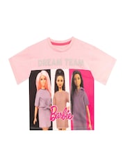 Character Pink Barbie Girls Short Pyjamas - Image 2 of 3