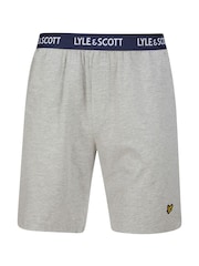 Lyle & Scott Grey/White 100% Cotton Charlie Lounge Set - Image 1 of 1