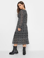 PixieGirl Petite Black Spot Mesh Dress - Image 2 of 5