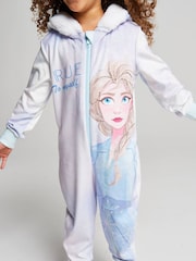 Brand Threads Blue Frozen Fleece All-In-One - Image 3 of 11