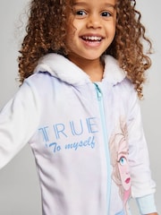 Brand Threads Blue Frozen Fleece All-In-One - Image 4 of 11