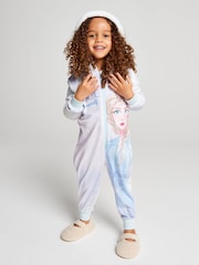 Brand Threads Blue Frozen Fleece All-In-One - Image 7 of 11
