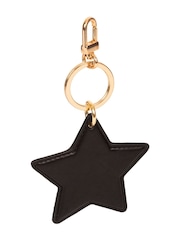 Pure Luxuries London Drayton Leather Star Keyring - Image 1 of 5