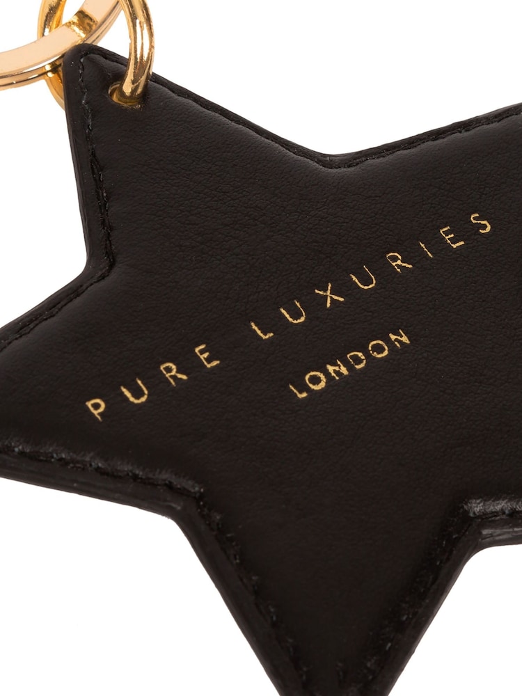 Pure Luxuries London Drayton Leather Star Keyring - Image 2 of 5