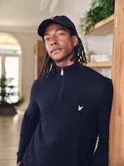 Lyle & Scott Navy 100% Cotton Cap - Image 4 of 6
