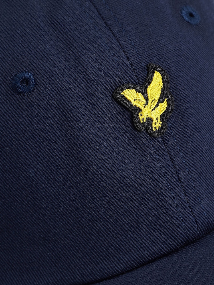 Lyle & Scott Navy 100% Cotton Cap - Image 6 of 6
