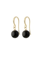 PILGRIM Black Gold Plated Earrings - Image 3 of 3