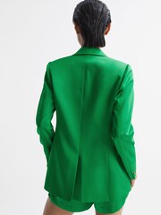 Reiss Green Sofie Tailored Single Breasted Blazer - Image 5 of 7