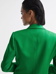 Reiss Green Sofie Tailored Single Breasted Blazer - Image 7 of 7