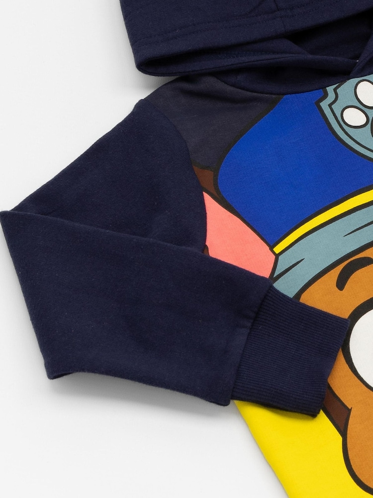 Vanilla Underground Blue Paw Patrol Character 100% Cotton Hoodie - Image 4 of 6
