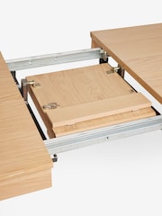 Natural Oak Effect Sutton 6 to 8 Seater Extendable 6 to 8 Seater Dining Table - Image 4 of 7