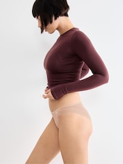 Sloggi Brown GO Blush - High Leg Knickers 2 Pack - Image 5 of 7