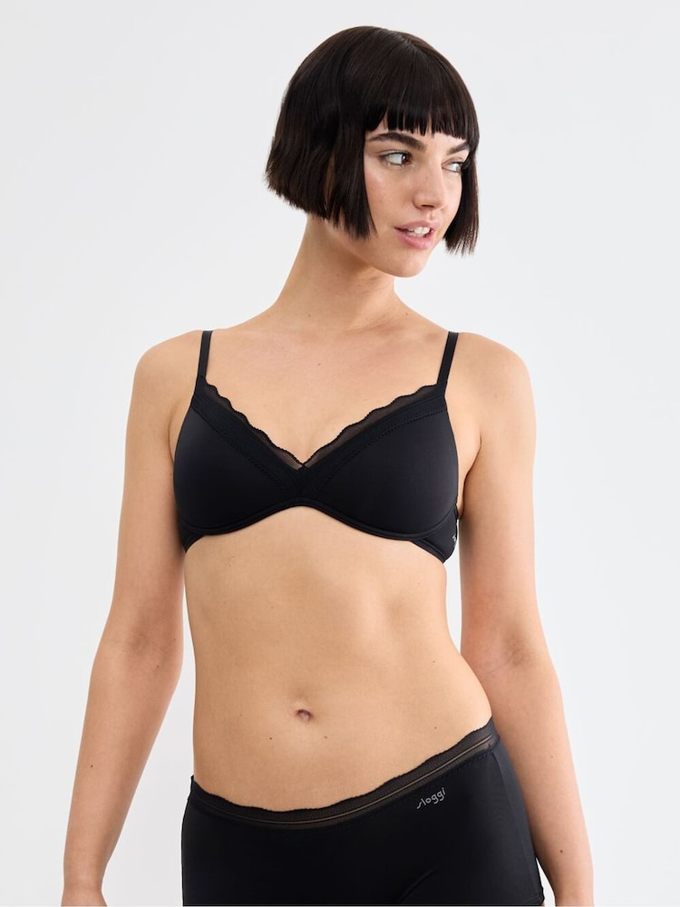 Sloggi Black GO Blush - Pushup Bra - Image 2 of 5 Sloggi Black GO Blush - Pushup Bra - Image 2 of 5