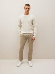 Stone - Premium Gewaschene Stretch Chinos Hose in schmaler Passform​​​​​​​ - Bild 2 von 8